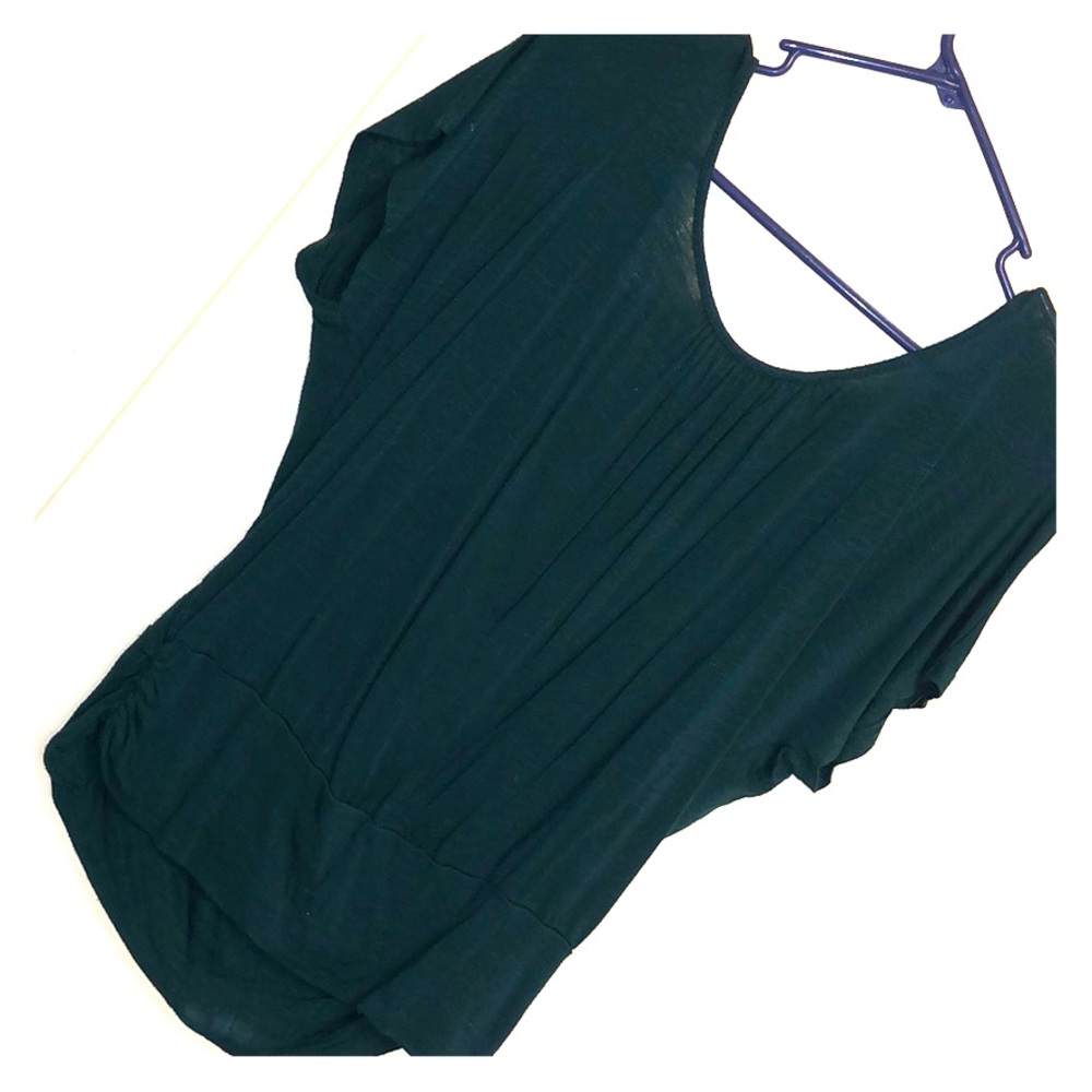 Drop back blouse